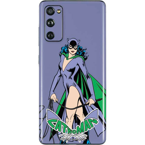 DC Comics Batman Catwoman Classic Art Pose Galaxy S20 Fan Edition Skin